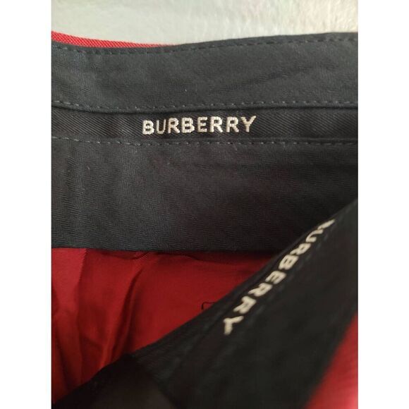 Burberry Women’s 6 Carmine Red Jacinda Ankle Length Pants Trousers Italy $1200 - Picture 10 of 16